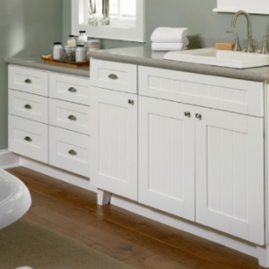 Storage Vanities In Grey Counter With White Cabinets For Small Bathroom Remodeling Tips To Maximize Space Blog